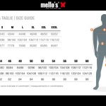 Men Size Guide | Mello’s